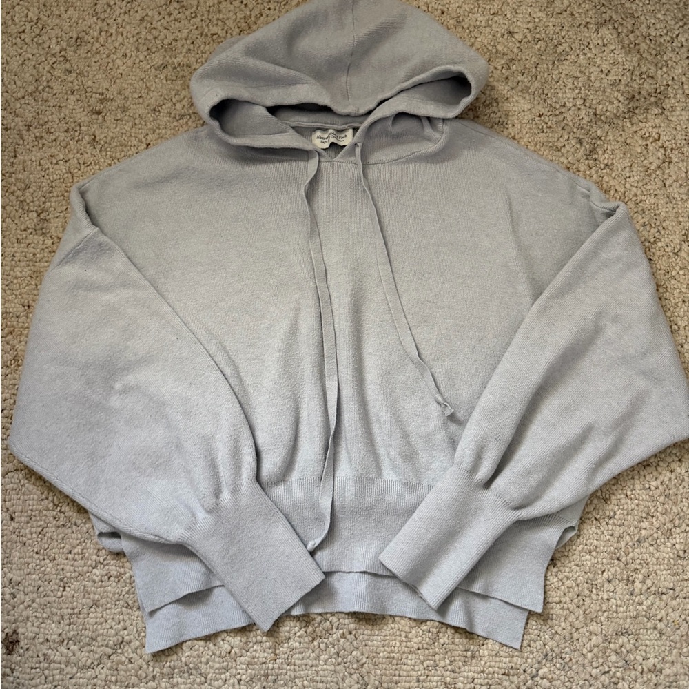 Abercrombie & Fitch small Light Gray Soft AF sweater sweatshirt